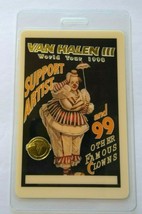 Van Halen III Backstage Pass Original Support Artists Clown Artwork 1998... - $25.60