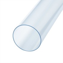 Powertec 70176V Clear Pvc Pipe 2-1/2&quot; X 36&quot; Long, 1Pk, Rigid Plastic Tubing For - £24.67 GBP