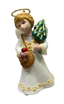 Hallmark Angel Christmas Tree Ornament Vintage 1996 Teacher Gift Apple - £11.09 GBP