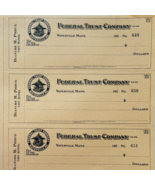 1920 Federal Trust Checks Lot of 3 City Hotel Waterville Maine 649-651 F... - $562.22 MXN