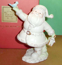 Lenox Strolling With Santa 2006 Collectible Figurine w/Birds Lantern 7.25&quot;H New - £43.37 GBP