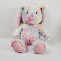 Build a Bear Pawlette Bunny Pastel Tiedye Plush Sings Trolls Just Wanna Have Fun - £21.23 GBP