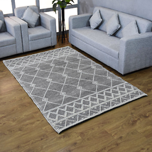 Rugsotic Carpets Hand Woven Flat Weave Loop Kilim Wool &amp; Cotton Area Rug Contemp - $222.48