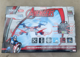 1 Marvel Avengers Captain America Skyhero Micro RC Drone 4.5-Channel 2.4GHz New - £26.73 GBP