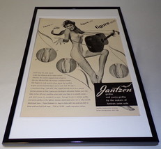 1949 Jantzen Girdles Lingerie Framed 11x17 ORIGINAL Vintage Advertising Poster - £54.37 GBP