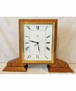 1970s JAZ Made in France Department Store Model Heavy Oak Frame Clock - $931.15 MXN