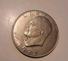 Vintage 1972 One Dollar Liberty Eisenhower Coin Flying Eagle Rare - £26.80 GBP