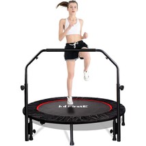 48&quot; Foldable Fitness Trampolines, Rebound Recreational Exercise Trampoli... - £148.63 GBP