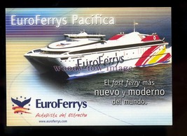 FE2482 - EuroFerrys Ferry - Euroferrys Pacifica - postcard - $2.54