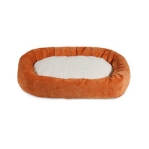 MajesticPet 32 in. Villa Sherpa Donut Pet Bed Orange - €83,68 EUR