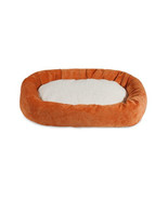 MajesticPet 32 in. Villa Sherpa Donut Pet Bed Orange - $130.69 CAD