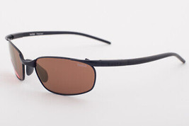 Bolle Lift 11028 Satin Black / Brown Polarized AG 14 Sunglasses 57mm - $141.55