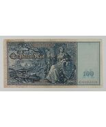 1908 Germany 100 Mark Reichsbanknote Armored Germania with Sword &amp; Shield - $114.64