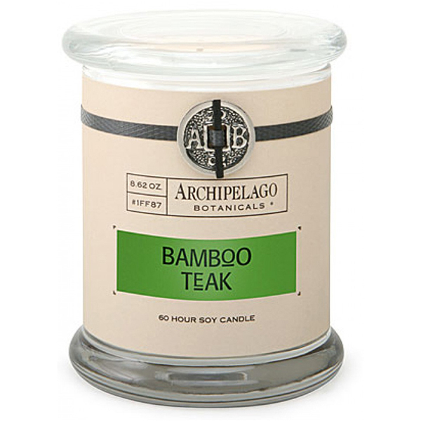Archipelago Signature Glass Jar Candle - Bamboo Teak 8.62oz - £23.20 GBP