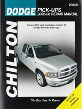 Dodge Pick-Ups, 2002-2008 (Chilton&#39;s Total Car Care Repair Manual) [Paperback] C - $41.70