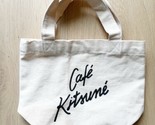 Maison Kitsune Beige Mini Cafe Kitsune Canvas Tote Bag *EUC* - £20.23 GBP