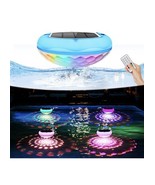 2 In 1 Solar Floating Pool Light LED Remote Control Pool, Pond Lights 4 ... - $59.39