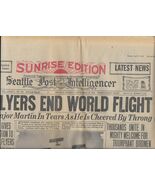 World Flyers April 7, 1963-Sept 29, 1924 Seattle Post-Intelligencer News... - $97.99