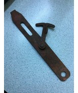 Vintage Industrial Antique Iron Barn Door Safety Hasp Gate Latch Farm Un... - €43,72 EUR