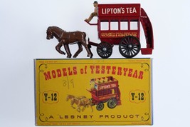 1960's Matchbox Y-12 Models of Yesteryear Horse Bus Lipton's Tea - $123.75