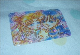  Sailor Moon cute couple serenity endymion Prism Sticker Card  art - £6.32 GBP