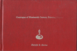 Catalogue of 19th Century Printing Presses by Harold Stern 1978 hc lithographic - £23.31 GBP