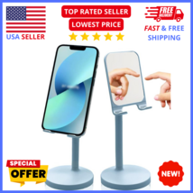 2-in-1 Phone &amp; Tablet Stand with Mirror – Makeup Station &amp; Hands-Free Ho... - $11.99