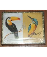 NEW 2 decks Piatnik Playing Cards Birds/Toucan/Hummingbird Plasti-smooth... - $62.99