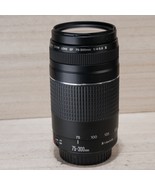 Canon EF 75-300mm f/4-5.6 III Telephoto Zoom Lens *WORKING BUT HAZE* - $81.42 CAD