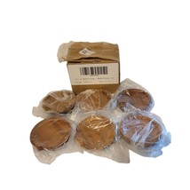 6 Pack Regular Mouth Acacia Wooden Storage Lids for Mason Jars Food Grade  NOB - £15.47 GBP