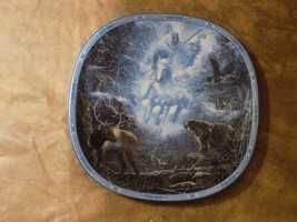 Bradford Exchange Visions of the Sacred Snow River Limited Edition Plate Medaris - $14.60