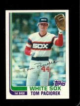 1982 Topps Traded #85 Tom Paciorek Nmmt White Sox *X74212 - £1.15 GBP