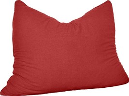Nest Chair Lounge Rectangular Berry Red Shredded Foam Microfiber Spot Clean - £463.93 GBP