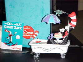 Hallmark Dr. Seuss Cat In The Hat The Cat In The Tub Figurine Mint With Box - £118.69 GBP
