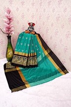 Womens Saree Cotton Silk Festival Wedding Party With blouse piece Sari D... - $25.12
