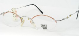 Vintage Dolce Vita Da Casanova DV-36 05 Arancione/Argento Occhiali 45-19-140mm - $114.75