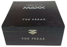 Cigar Box Empty Maxx The Freak Alec Bradley Wood 7.25x7.25x3.25 inch Met... - $7.68