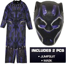 Marvel Studios The Infinity Saga BLACK PANTHER Child Costume &amp; Mask Set(L/12-14) - £19.89 GBP