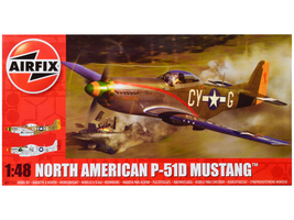 Level 2 Model Kit North American P-51D Mustang Fighter Aircraft with 2 Scheme Op - £45.95 GBP
