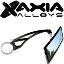 Axia Alloys 9 Inch Panoramic Rear View Mirror Black Billet Aluminum Clamp On 6 I - £122.20 GBP+
