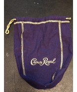 Crown Royal Pouch 9&quot; Purple Gold Drawstring Bag Collectable - £8.50 GBP