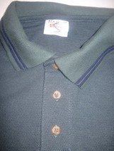 HANES STEDMAN SS POLO SHIRT-L(42-44)-COTTON/POLYESTER-NWD-BLACK MARK INN... - $6.79