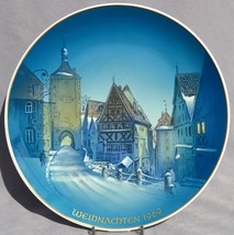 ROSENTHAL 1969 Christmas in Rothenburg Weihnachten Plate - MINT! - $13.95