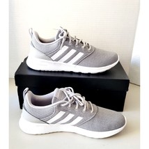 Adidas Womens QT Racer 2.0 Gray White Running Athletic Sneakers Size 8.5 FY8312 - £34.06 GBP