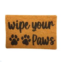 Welcome Mat: Wipe Your Paws rug105 Minimum World Dollhouse Miniature - $1.50