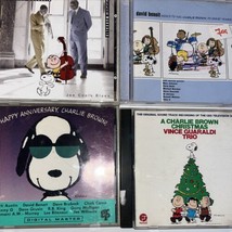 Charlie Brown 4 Cd Lot Happy Anniversary Jazz Christmas Snoopy Peanuts - £11.68 GBP