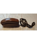 Vintage Bell Trimline Corded Landline Touch Tone  Receiver Phone Brown - $10.68