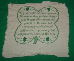 Vtg Ireland Irish Blessing Prayer Art Oconnor Wearing Green Postcard 1909 Celtic - £52.08 GBP