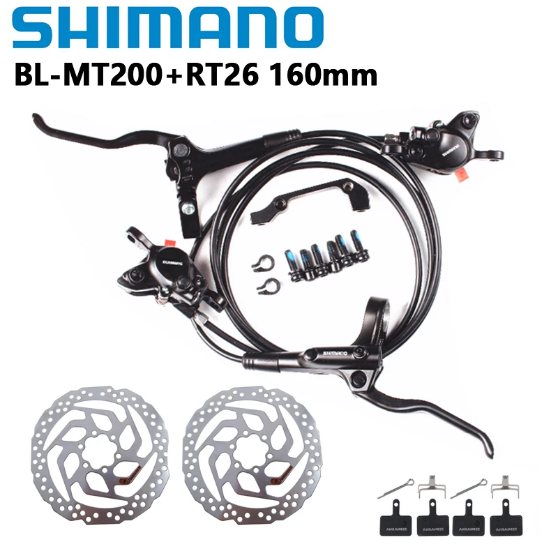 Shimano MT200 Brake BL BR MTB E-bike Hydraulic Disc Brake Bicycle Electr... - £221.79 GBP