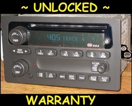 UNLOCKED 2002-2003 CHEVY GMC Envoy Trailblazer S10 RDS Radio CD Player - $3,598.44 MXN